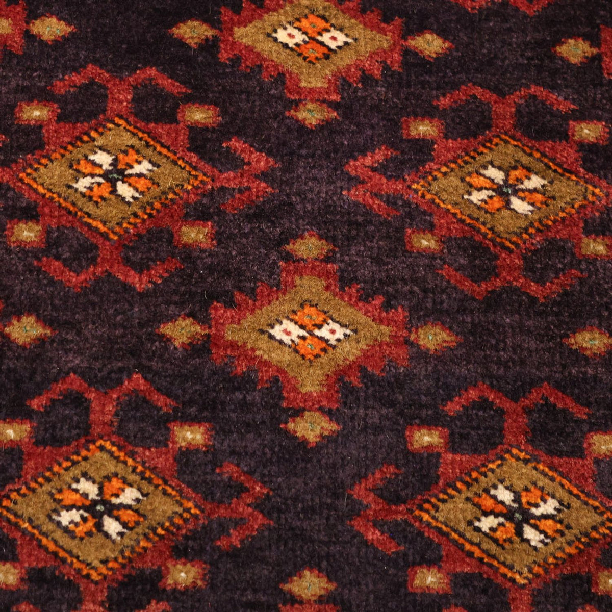 Läufer Belutsch - 220 x 108 cm - dunkelbraun