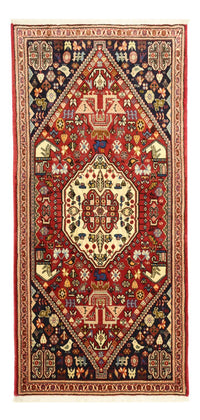 Gabbeh Teppich - Kaschkuli Perser - 153 x 70 cm - rot