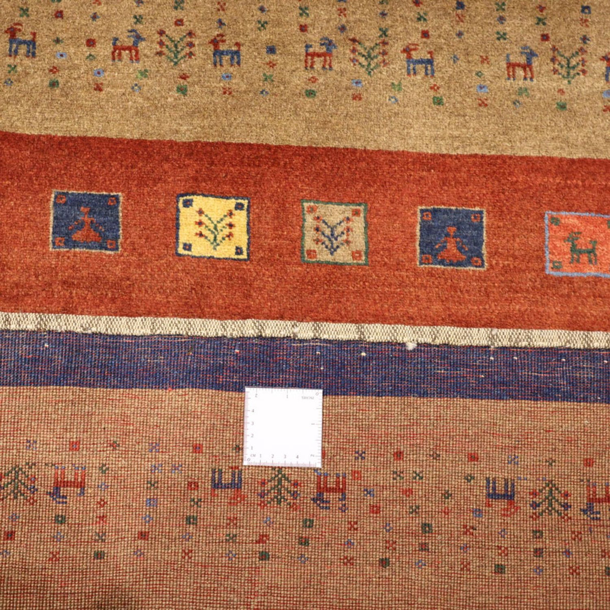 Gabbeh Teppich - Kaschkuli Perser - 184 x 121 cm - rot