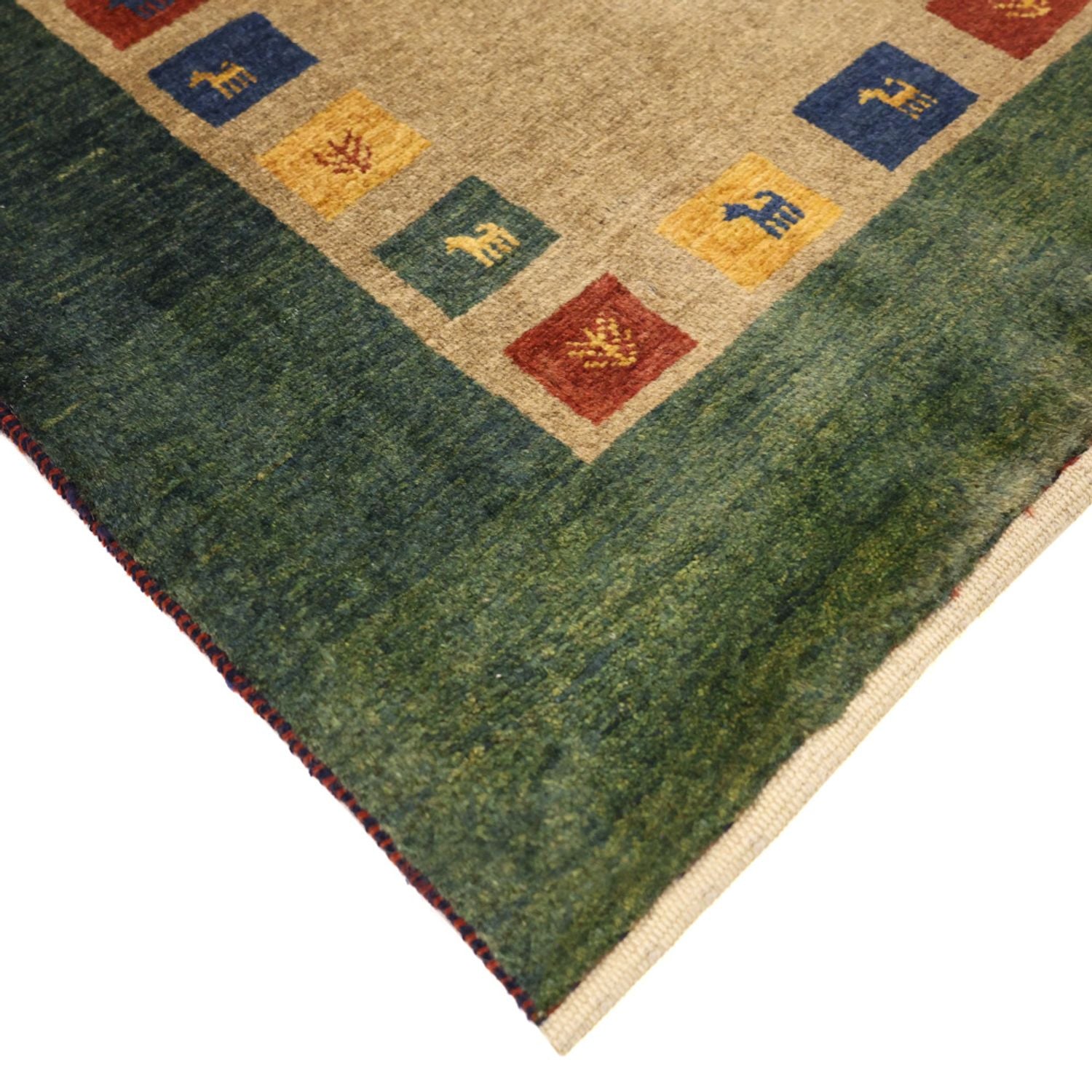 Gabbeh Teppich - Loribaft Perser - 128 x 86 cm - mehrfarbig