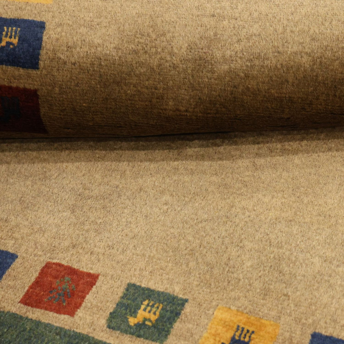 Gabbeh Teppich - Loribaft Perser - 128 x 86 cm - mehrfarbig