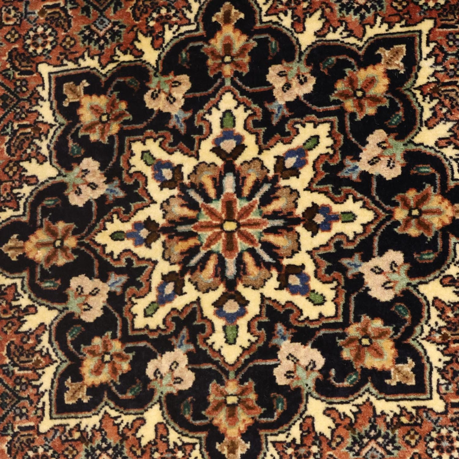 Perserteppich - Bidjar - 133 x 73 cm - dunkelbeige