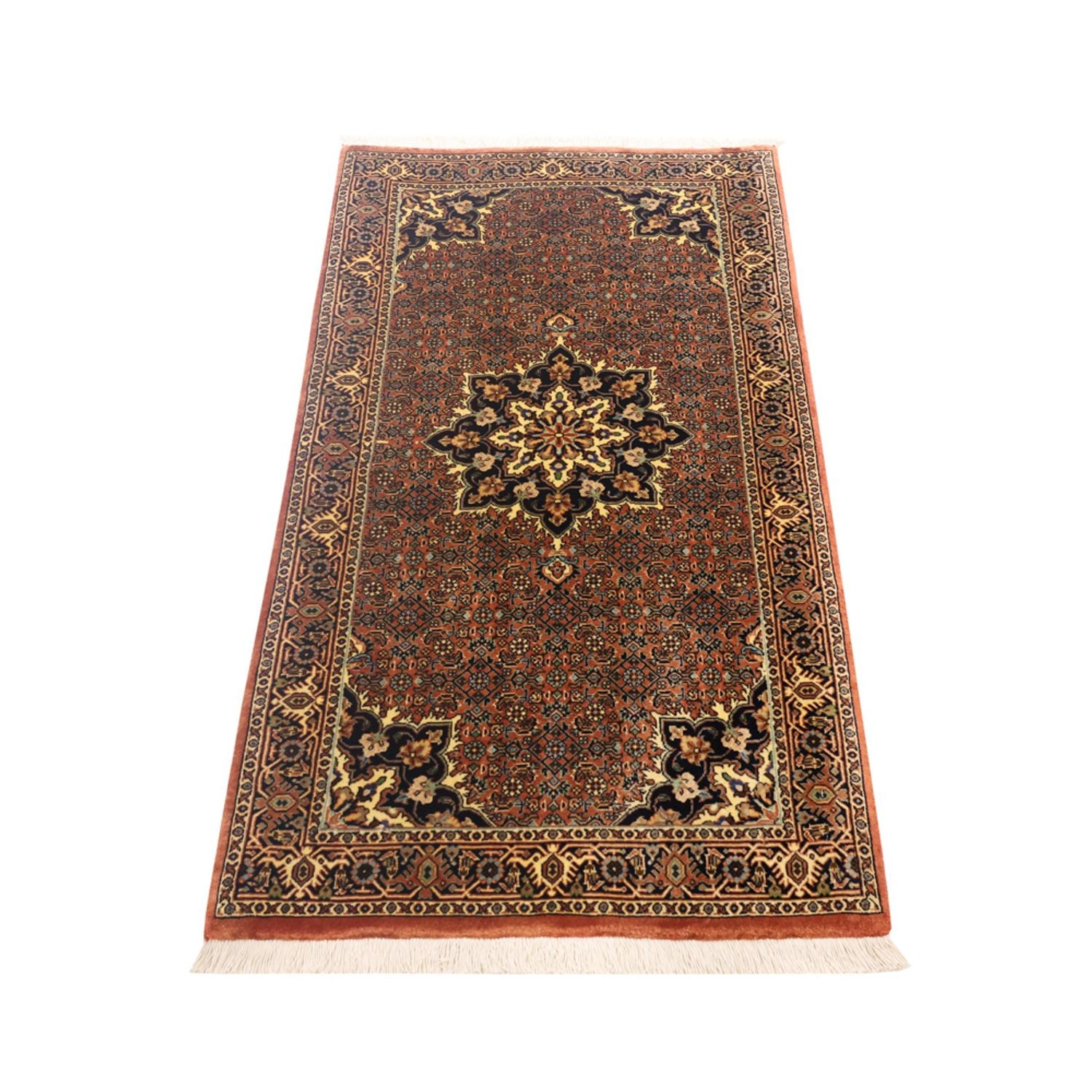 Perserteppich - Bidjar - 133 x 73 cm - dunkelbeige