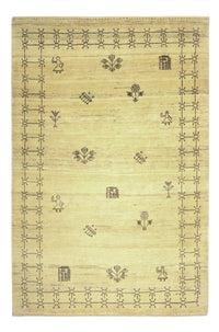 Gabbeh Teppich - Kaschkuli Perser - 150 x 101 cm - beige