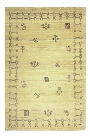 Gabbeh Teppich - Kaschkuli Perser - 150 x 101 cm - beige