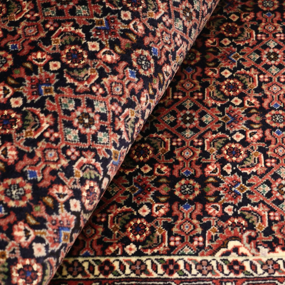 Perserteppich - Bidjar - 146 x 90 cm - dunkelbeige