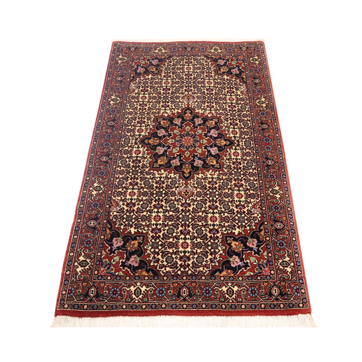 Perserteppich - Bidjar - 137 x 72 cm - dunkelbeige