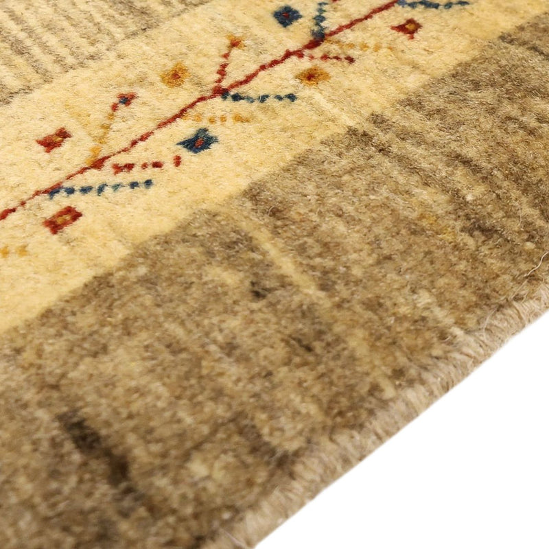 Gabbeh Teppich - Kaschkuli Perser - 158 x 112 cm - hellbeige