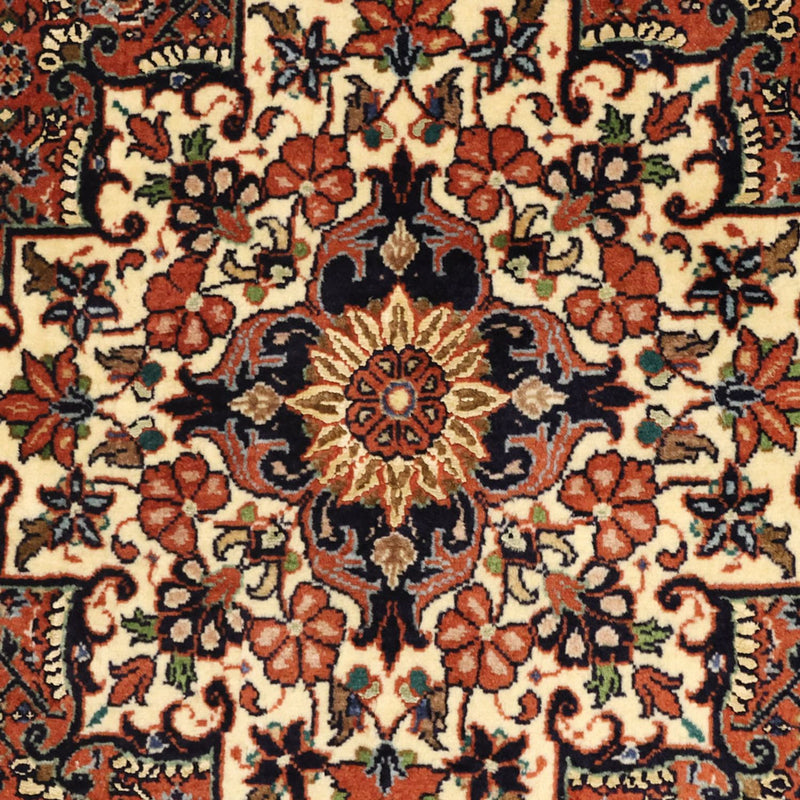 Perserteppich - Bidjar - 141 x 89 cm - dunkelbeige