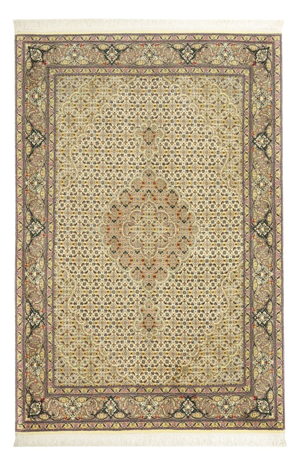 Perserteppich - Täbriz - Royal - 152 x 101 cm - olivgrün