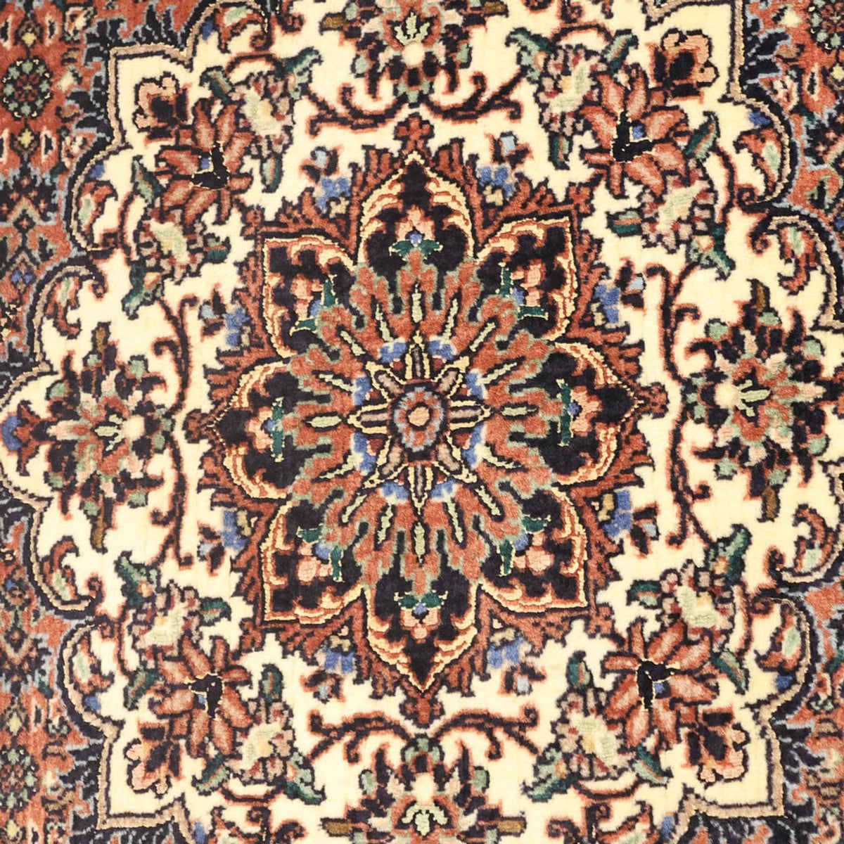 Perserteppich - Bidjar - 144 x 70 cm - dunkelbeige