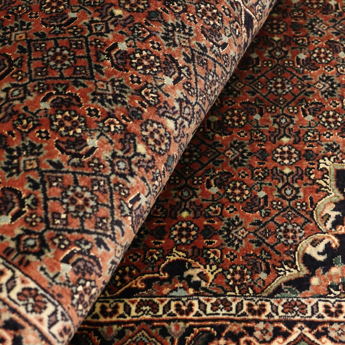 Perserteppich - Bidjar - 151 x 87 cm - dunkelbeige