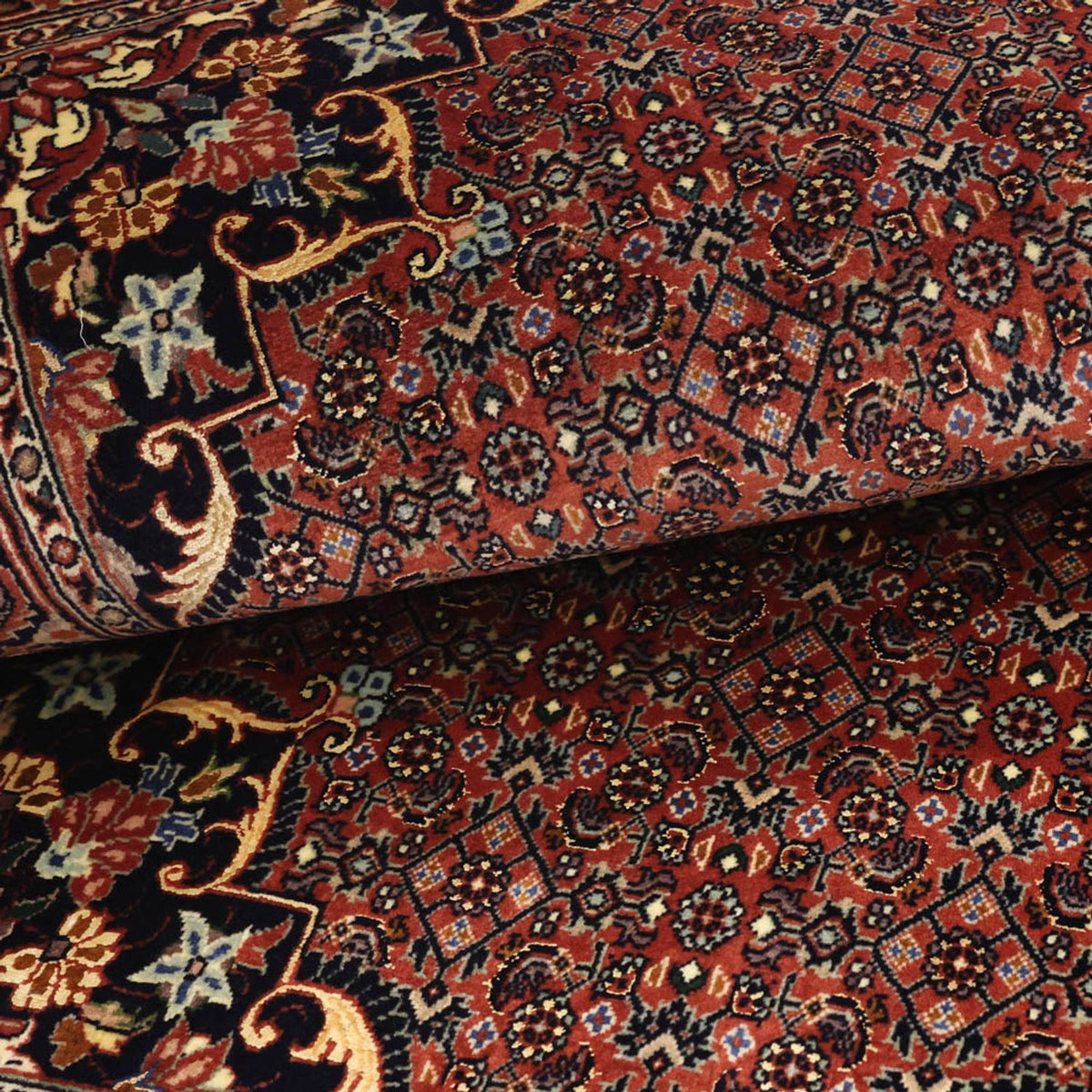 Perserteppich - Bidjar - 153 x 91 cm - dunkelrot