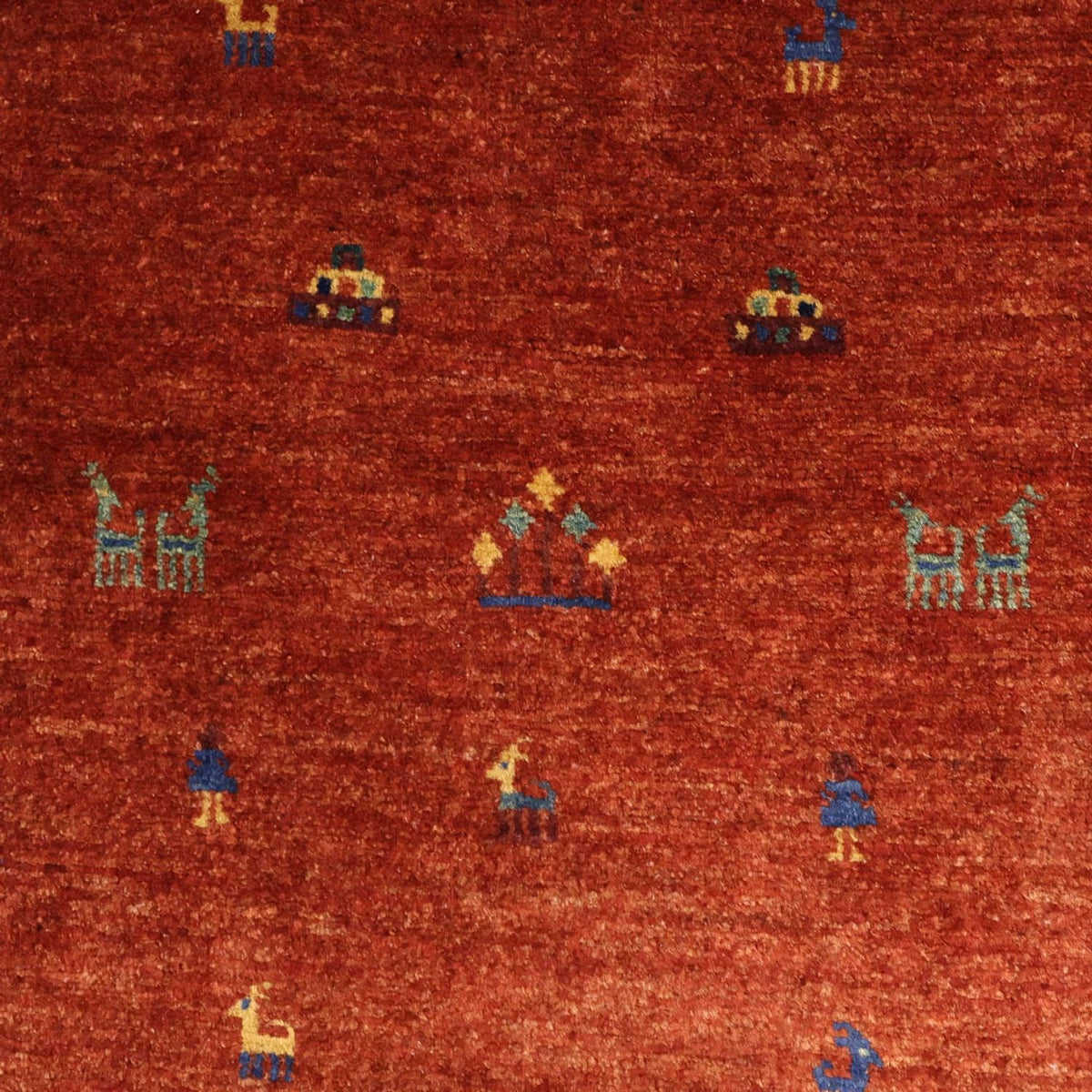 Gabbeh Teppich - Kaschkuli Perser - 157 x 104 cm - rot