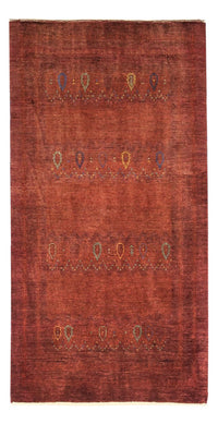 Gabbeh Teppich - Kaschkuli Perser - 155 x 80 cm - dunkelrot