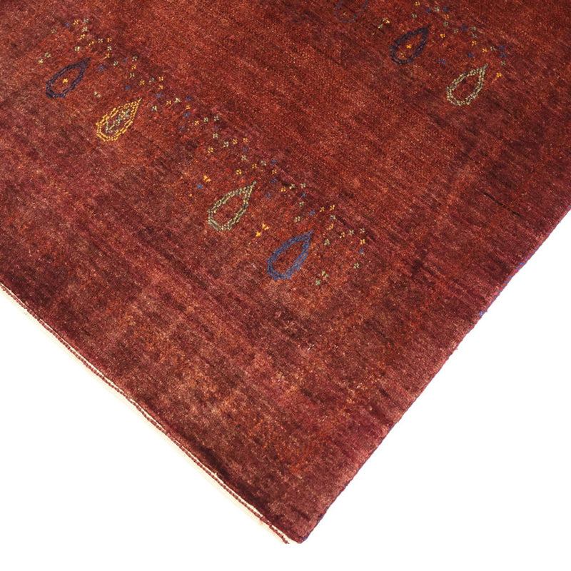 Gabbeh Teppich - Kaschkuli Perser - 155 x 80 cm - dunkelrot