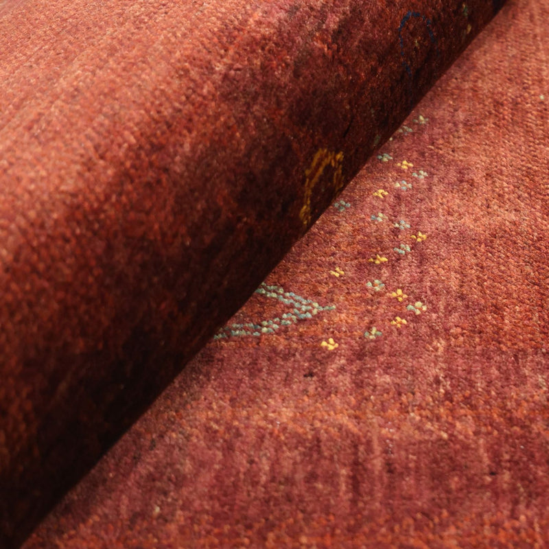 Gabbeh Teppich - Kaschkuli Perser - 155 x 80 cm - dunkelrot
