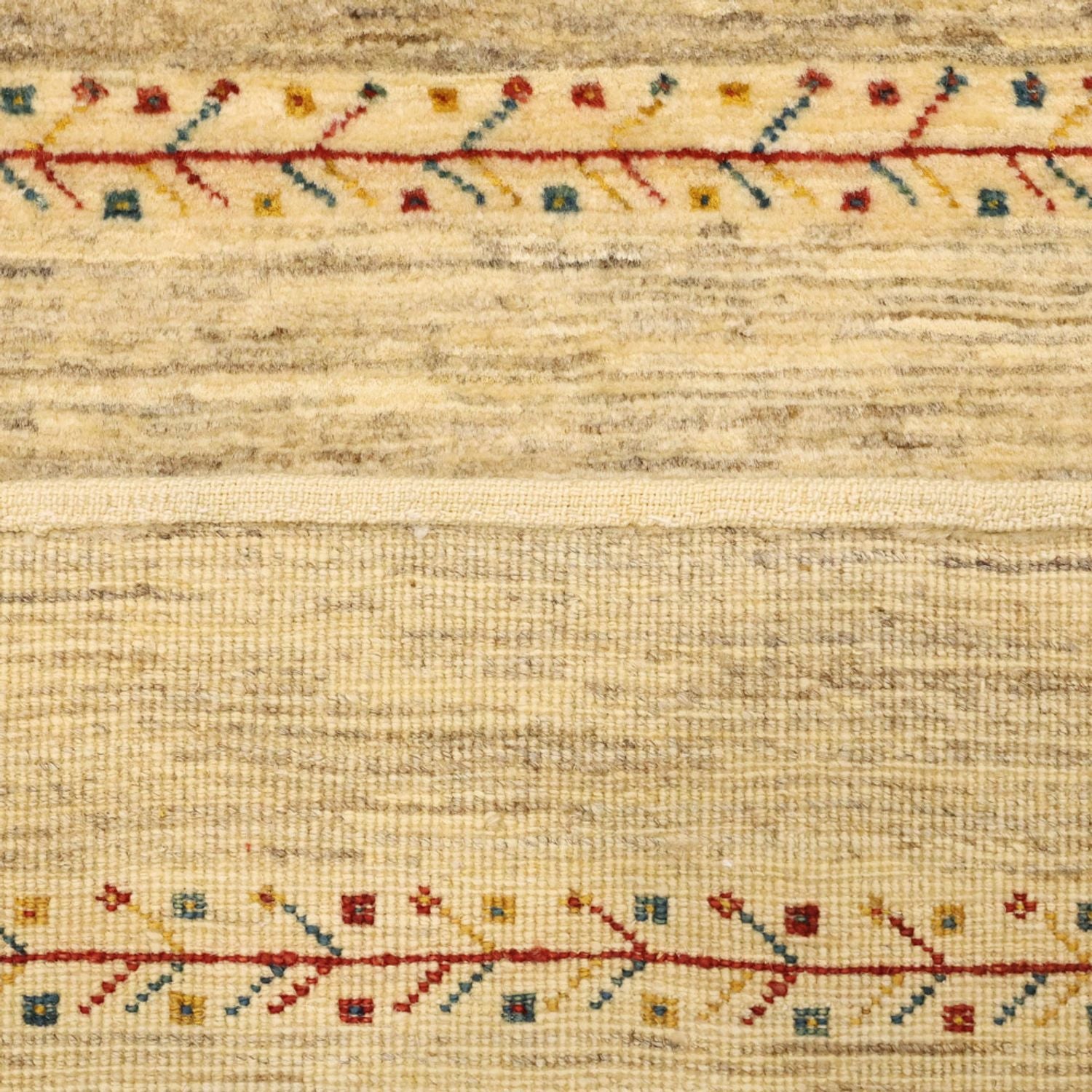 Gabbeh Teppich - Kaschkuli Perser - 130 x 81 cm - sand