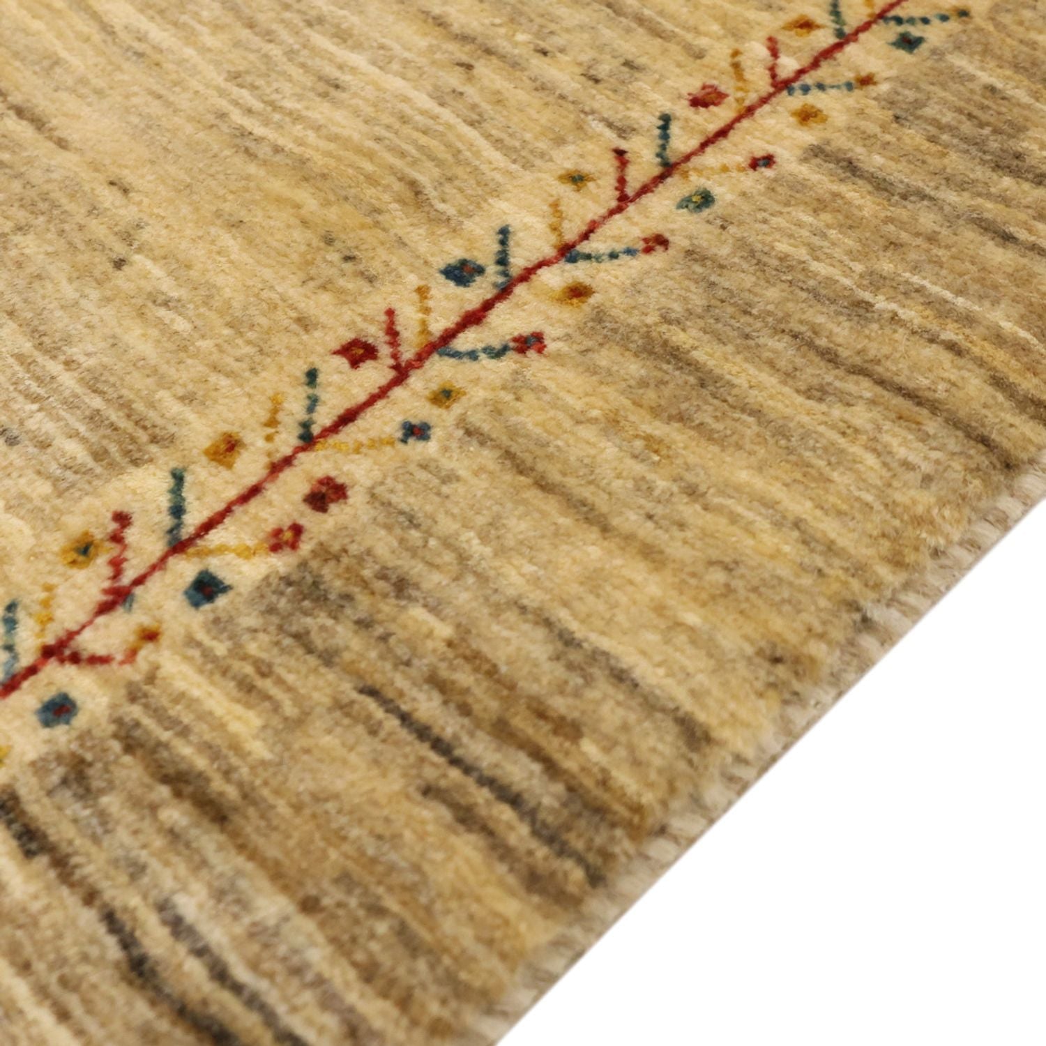 Gabbeh Teppich - Kaschkuli Perser - 130 x 81 cm - sand