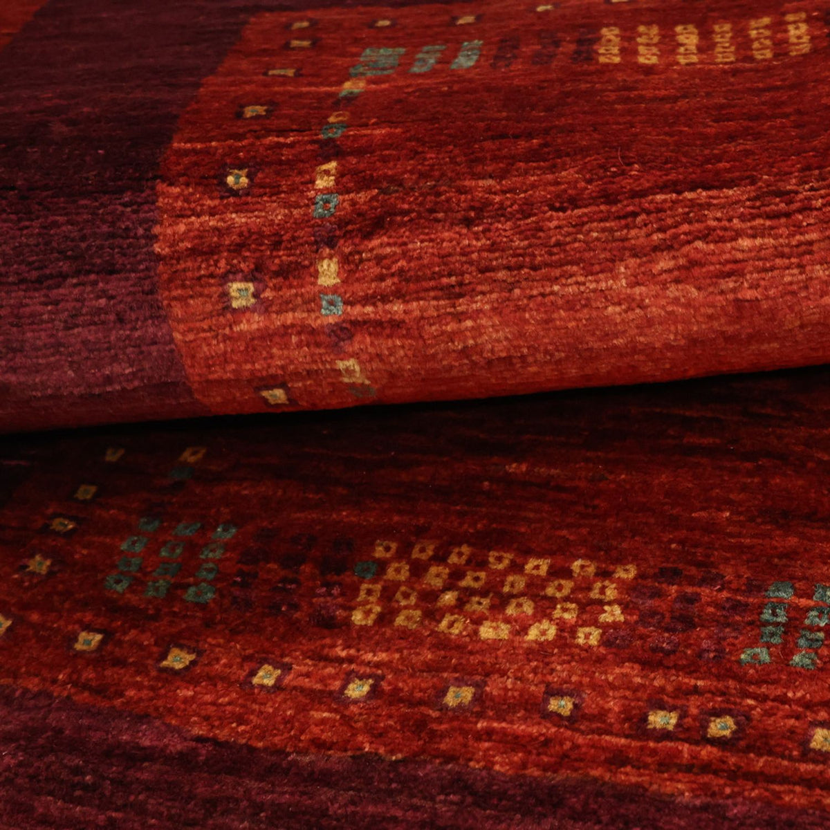 Gabbeh Teppich - Loribaft Perser - 128 x 78 cm - mehrfarbig