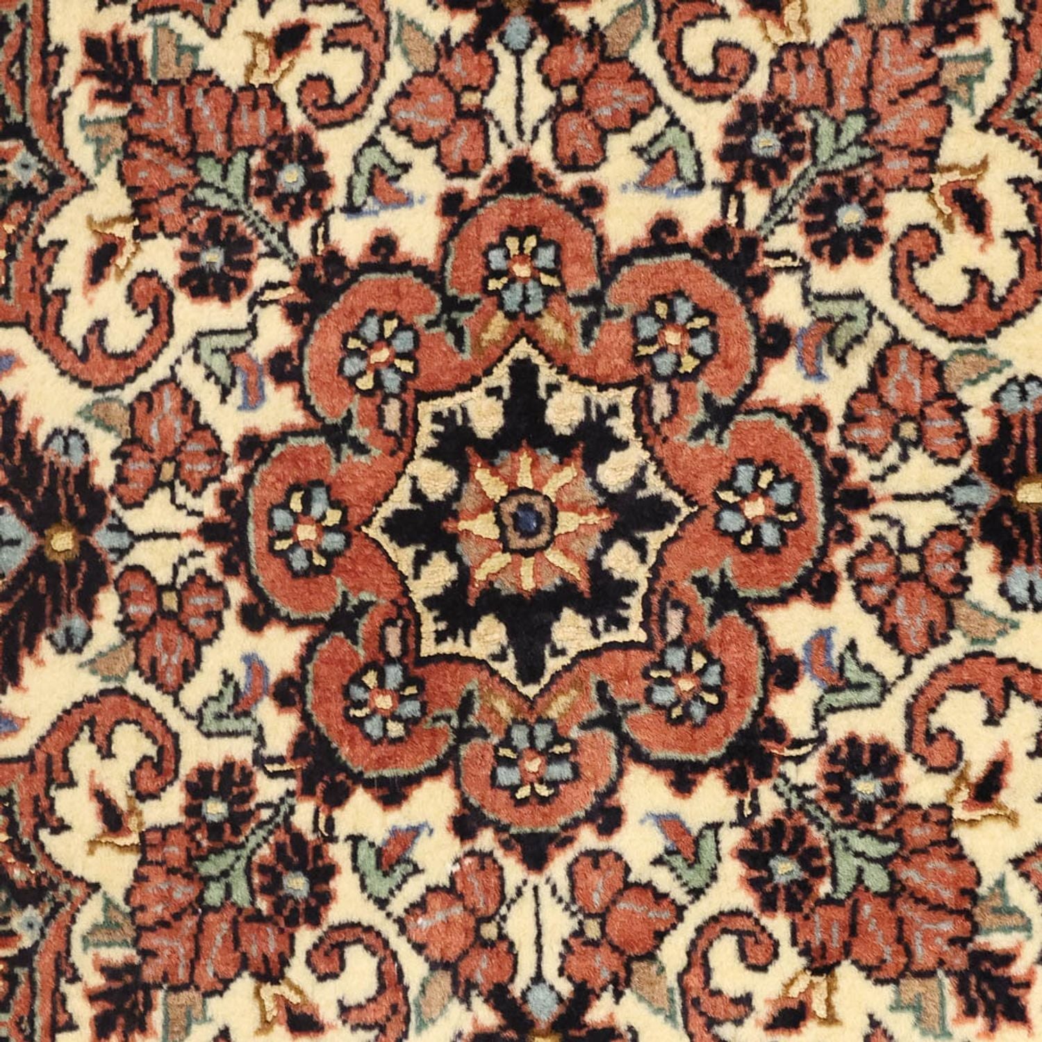 Perserteppich - Bidjar - 138 x 72 cm - dunkelbeige