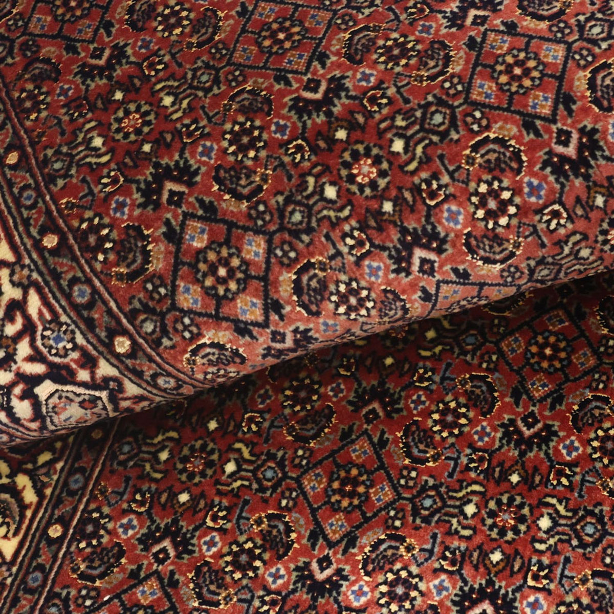 Perserteppich - Bidjar - 142 x 72 cm - dunkelbeige