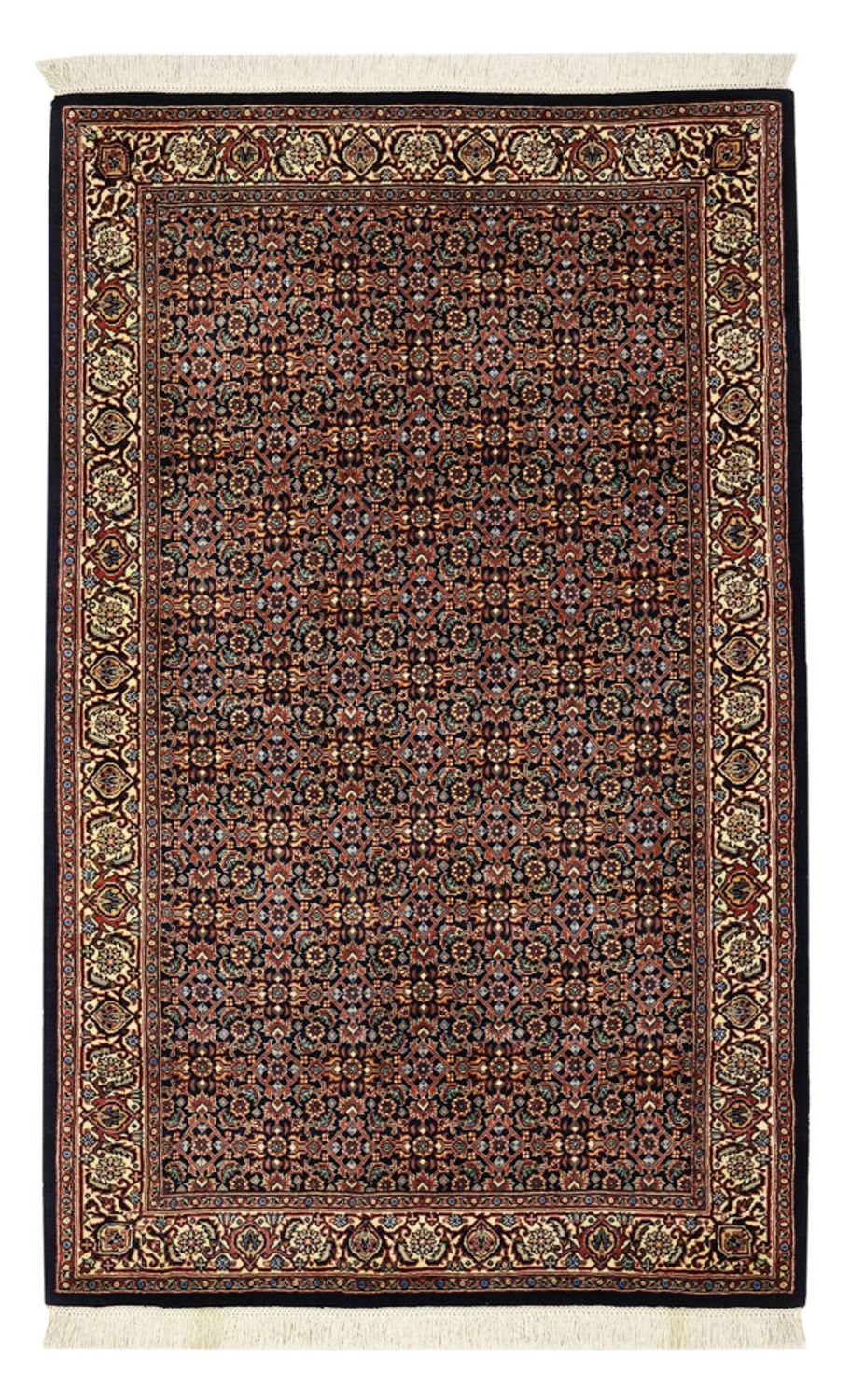 Perserteppich - Bidjar - 146 x 90 cm - dunkelbeige