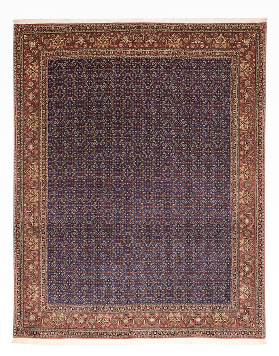 Perserteppich - Bidjar - Royal - 319 x 256 cm - dunkelblau