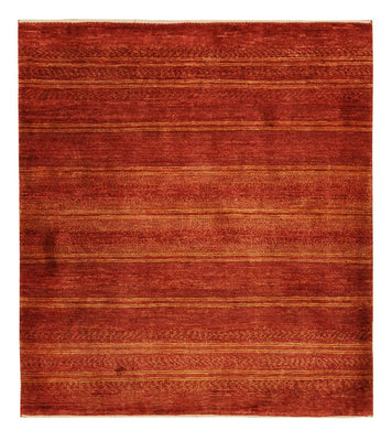 Gabbeh Teppich - Kaschkuli Perser - 116 x 99 cm - dunkelrot