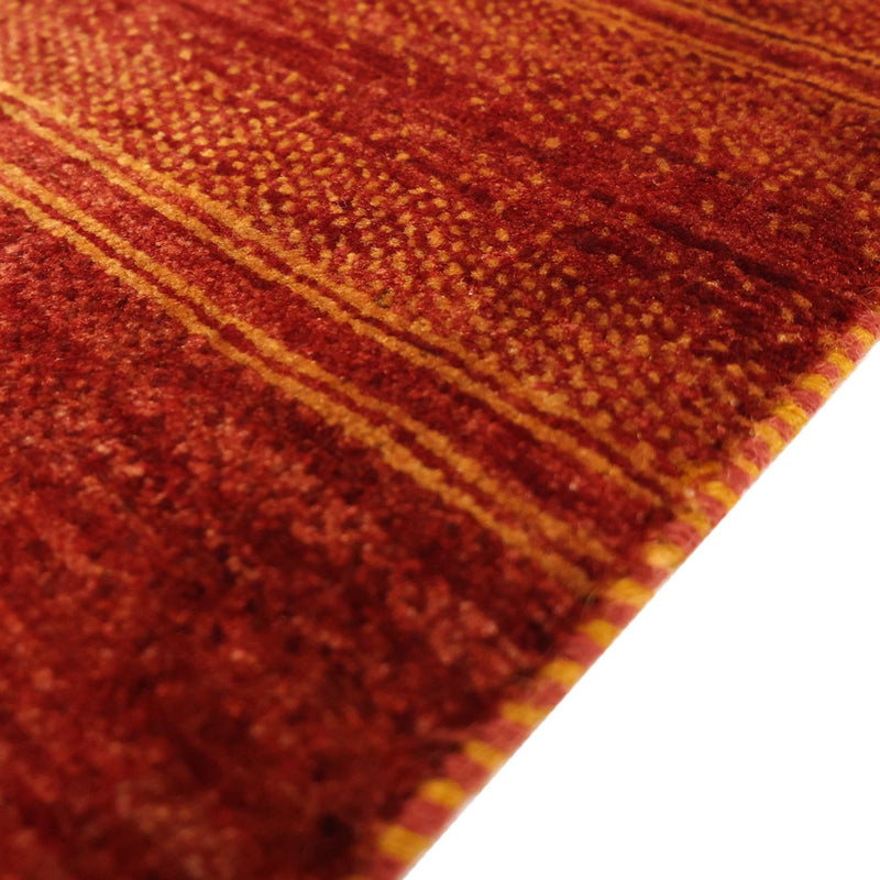 Gabbeh Teppich - Kaschkuli Perser - 116 x 99 cm - dunkelrot