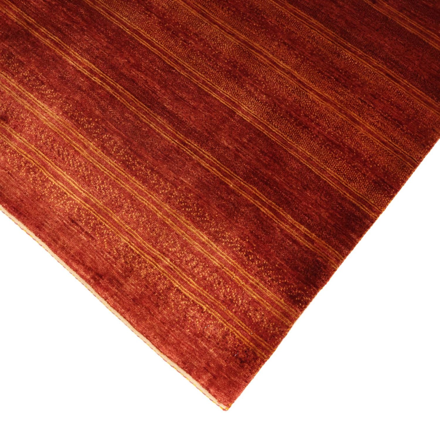 Gabbeh Teppich - Kaschkuli Perser - 116 x 99 cm - dunkelrot