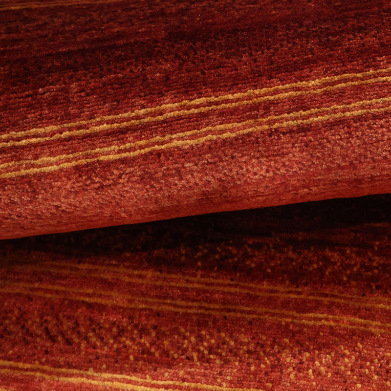 Gabbeh Teppich - Kaschkuli Perser - 116 x 99 cm - dunkelrot