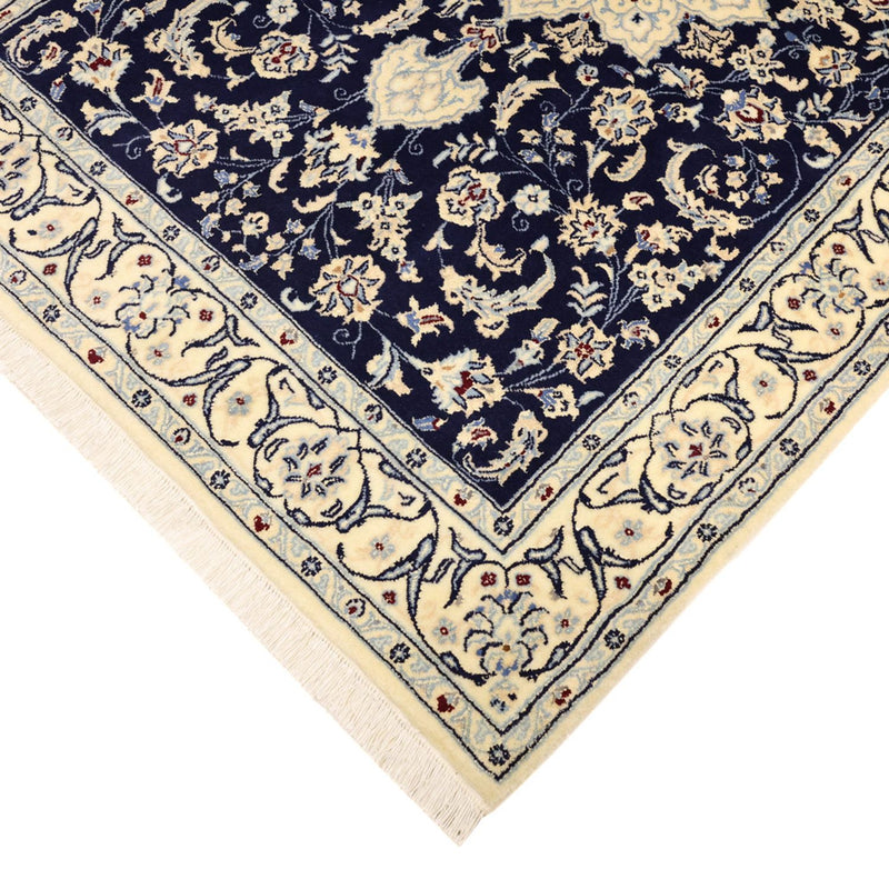 Perserteppich - Nain - Royal - 157 x 106 cm - dunkelblau