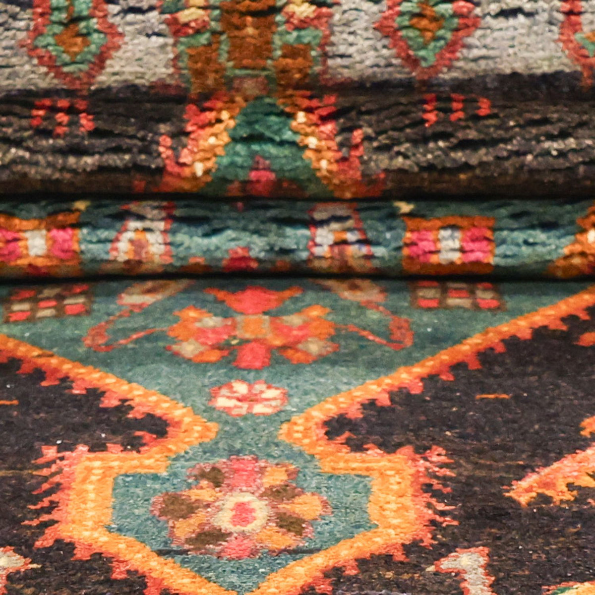 Perserteppich - Nomadic - 336 x 168 cm - mehrfarbig