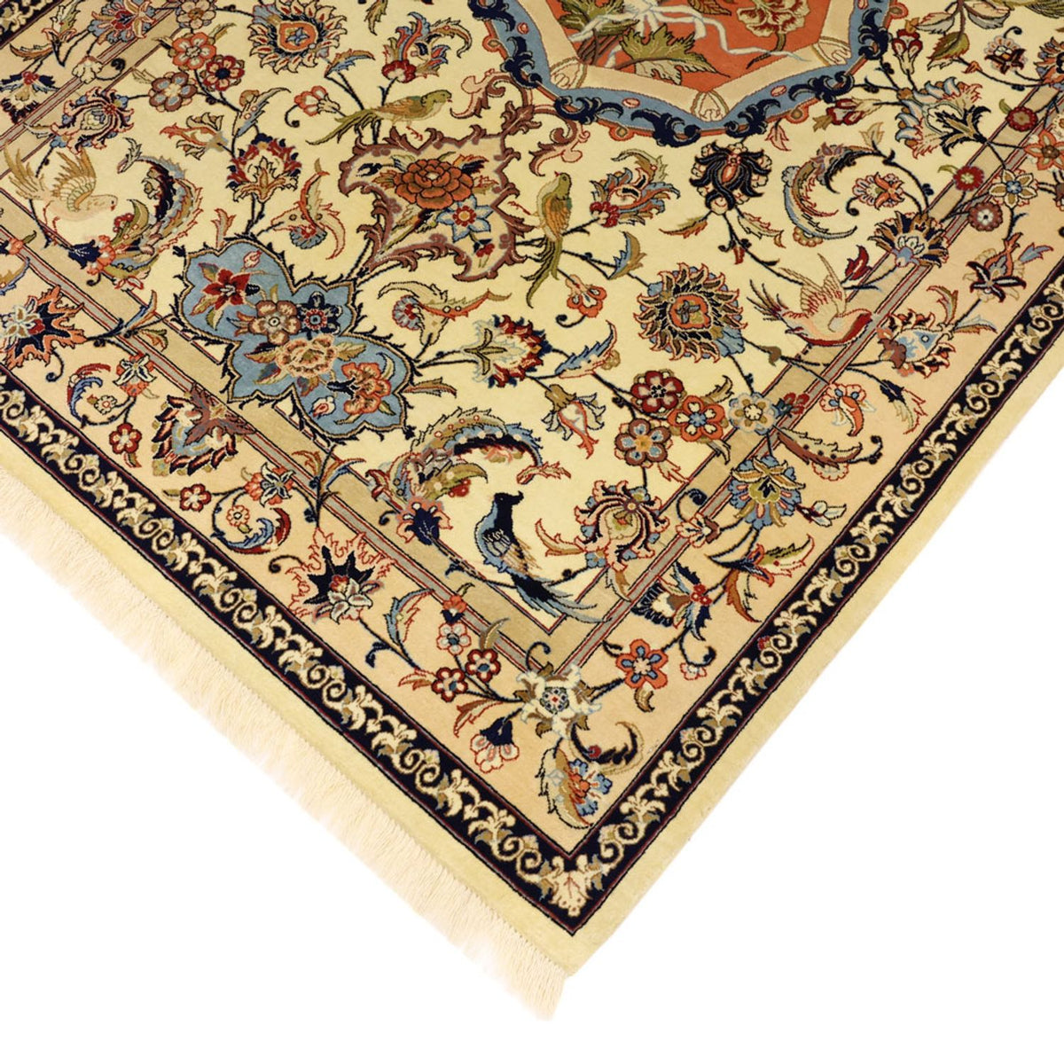 Perserteppich - Isfahan - Premium - 156 x 100 cm - beige