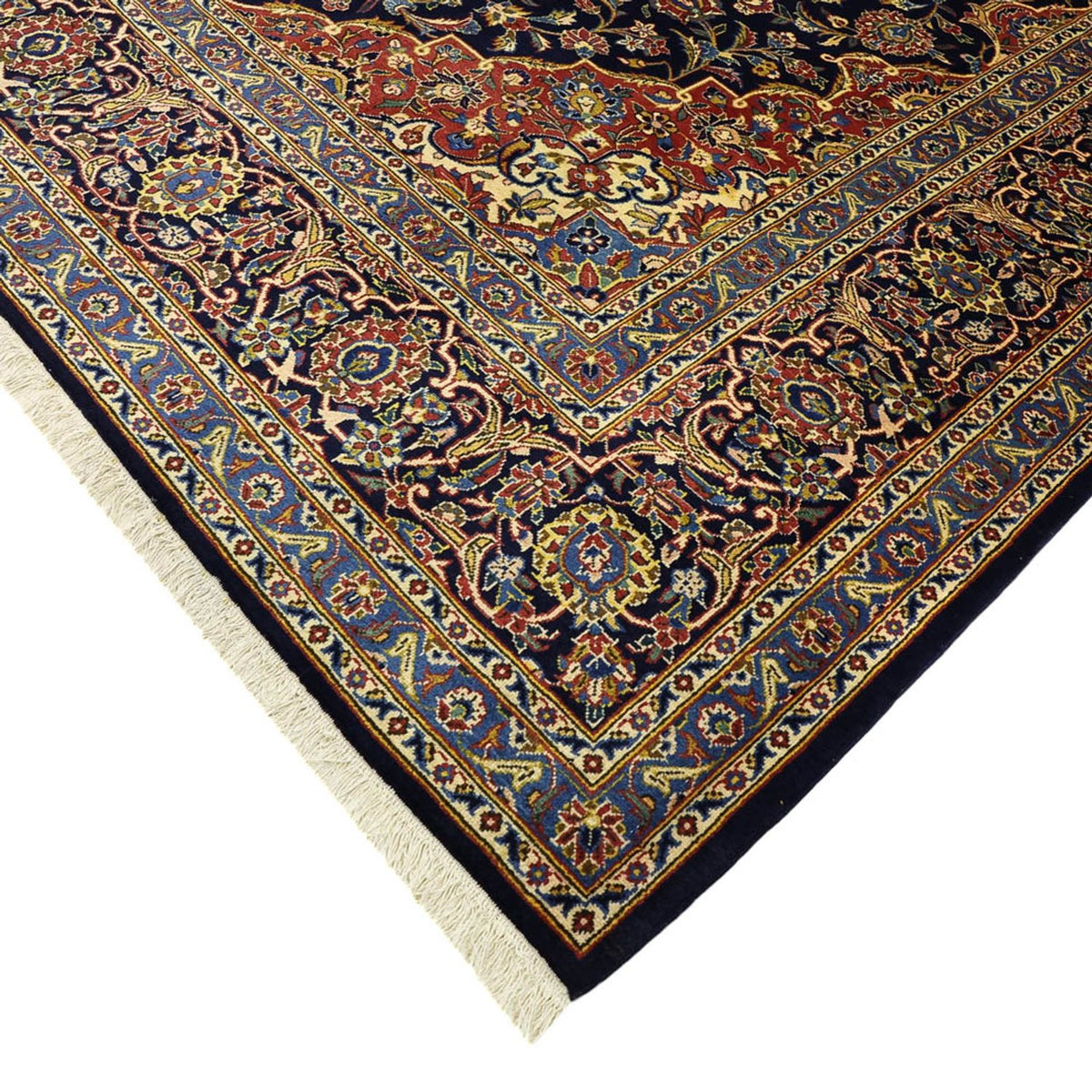 Perserteppich - Keshan - 321 x 221 cm - dunkelblau
