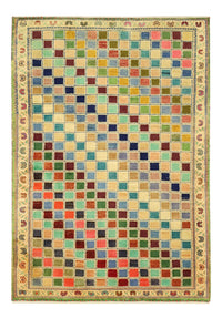Gabbeh Teppich - Loribaft Perser - 117 x 79 cm - mehrfarbig