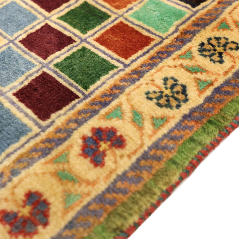Gabbeh Teppich - Loribaft Perser - 117 x 79 cm - mehrfarbig