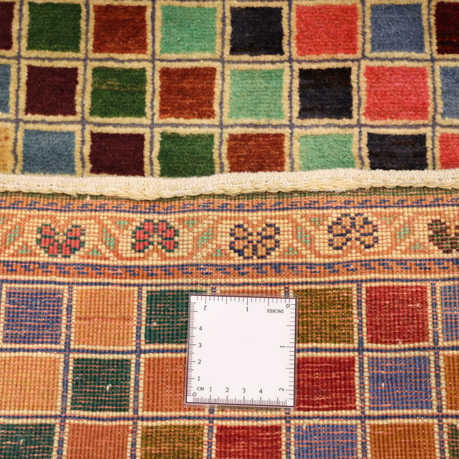Gabbeh Teppich - Loribaft Perser - 117 x 79 cm - mehrfarbig
