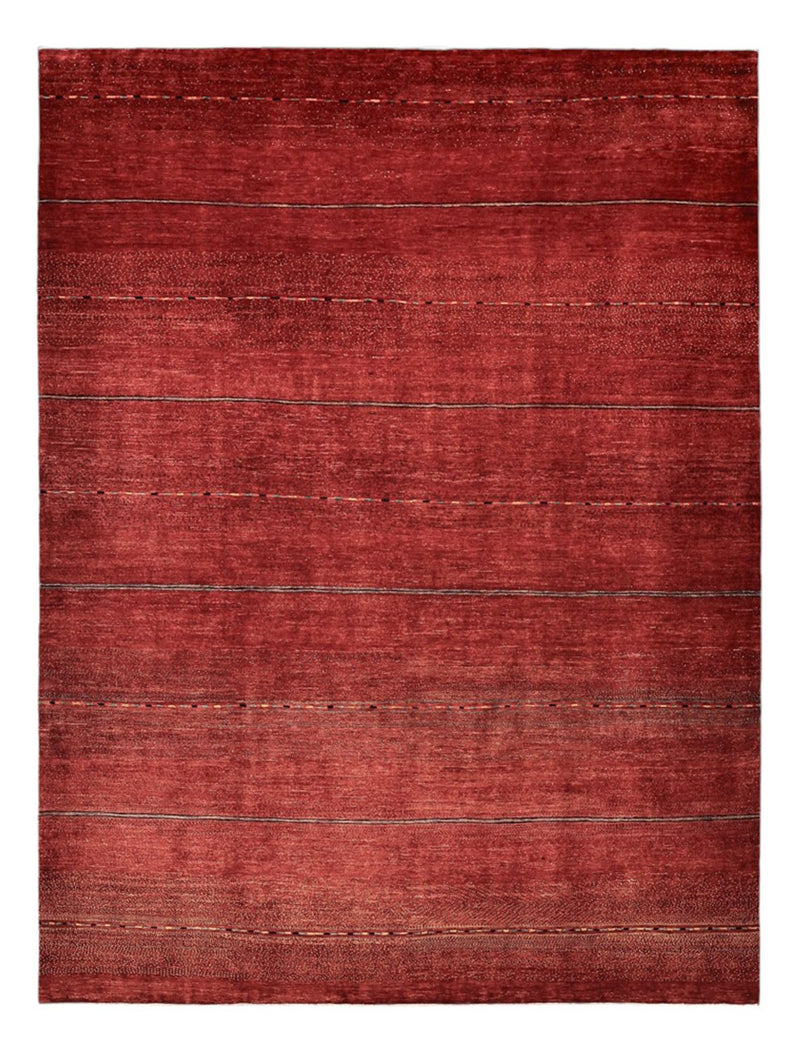 Gabbeh Teppich - Loribaft Perser - 326 x 248 cm - rot