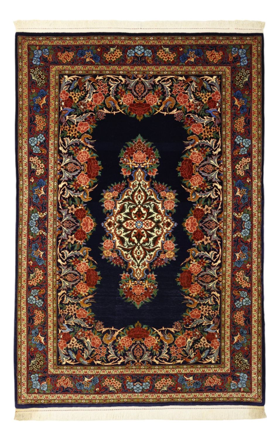 Perserteppich - Classic - 159 x 105 cm - dunkelblau