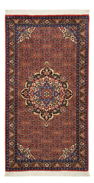 Perserteppich - Bidjar - 136 x 71 cm - dunkelrot
