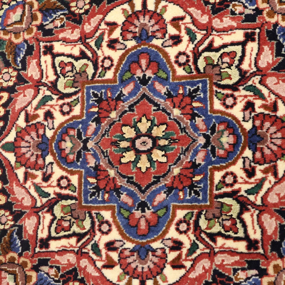 Perserteppich - Bidjar - 136 x 71 cm - dunkelrot