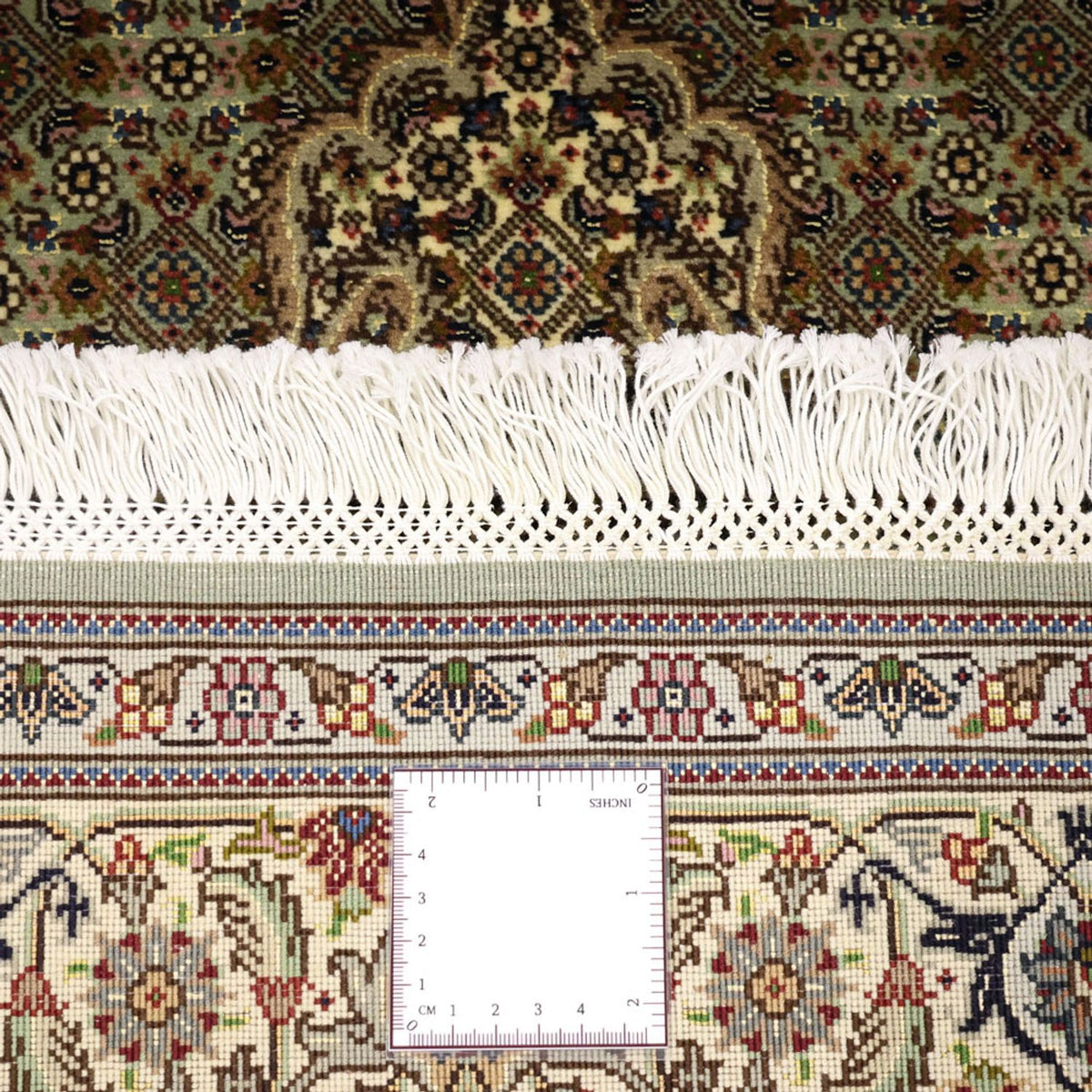 Perserteppich - Täbriz - Royal - 151 x 100 cm - olivgrün