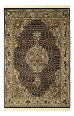 Perserteppich - Täbriz - Royal - Seidenkette - 149 x 100 cm - dunkelbeige