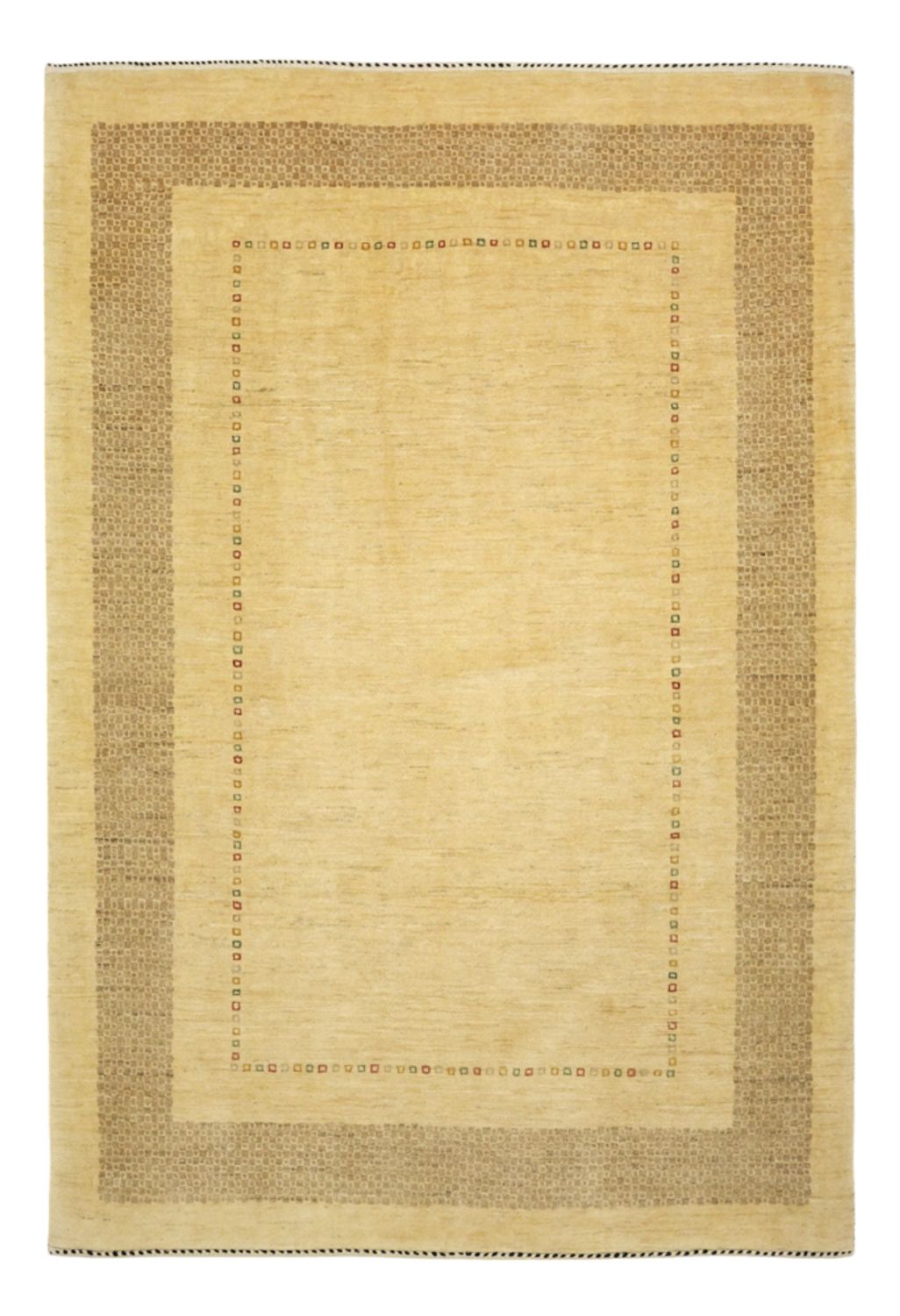 Gabbeh Teppich - Kaschkuli Perser - 182 x 126 cm - beige