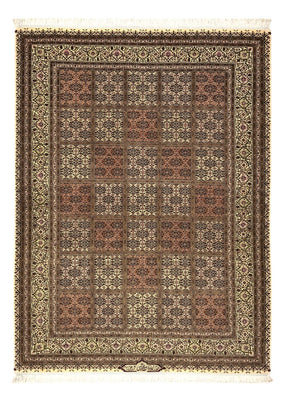 Perserteppich - Täbriz - Royal - Royal - 207 x 152 cm - dunkelbeige