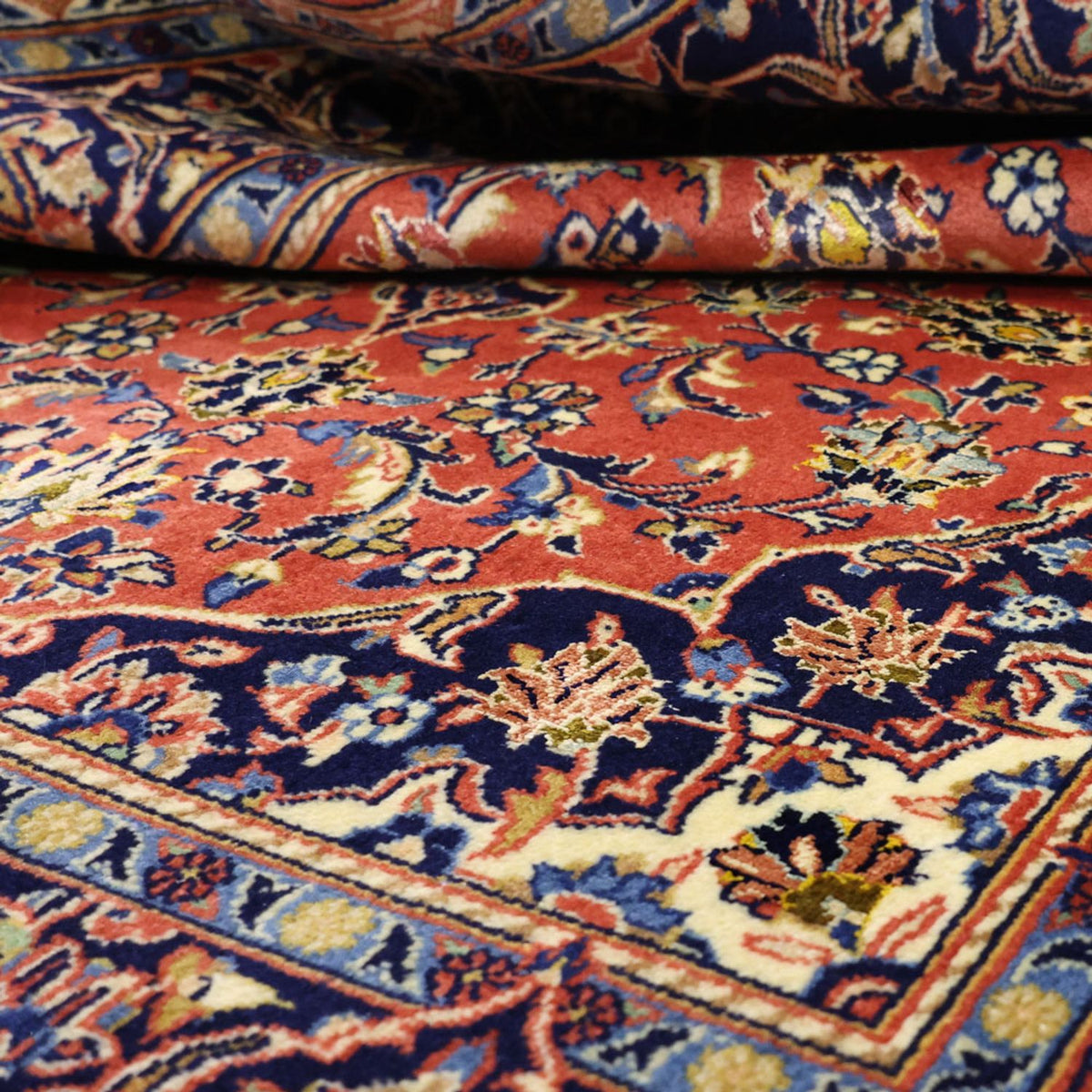 Perserteppich - Keshan - 160 x 112 cm - hellrot