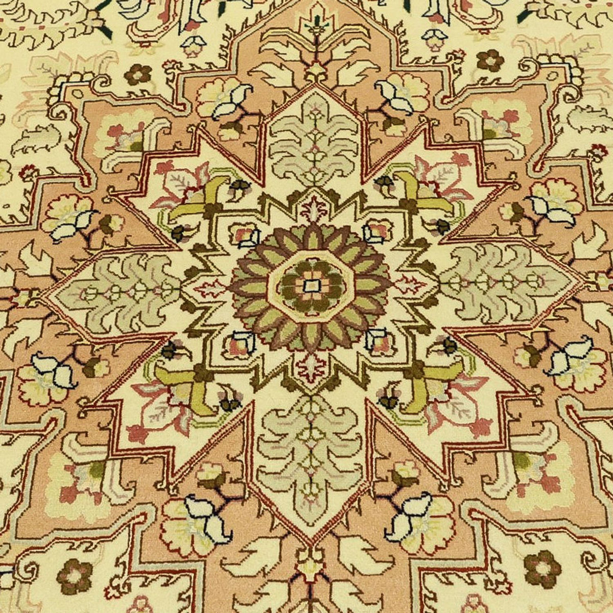 Perserteppich - Täbriz - Royal - 203 x 147 cm - beige