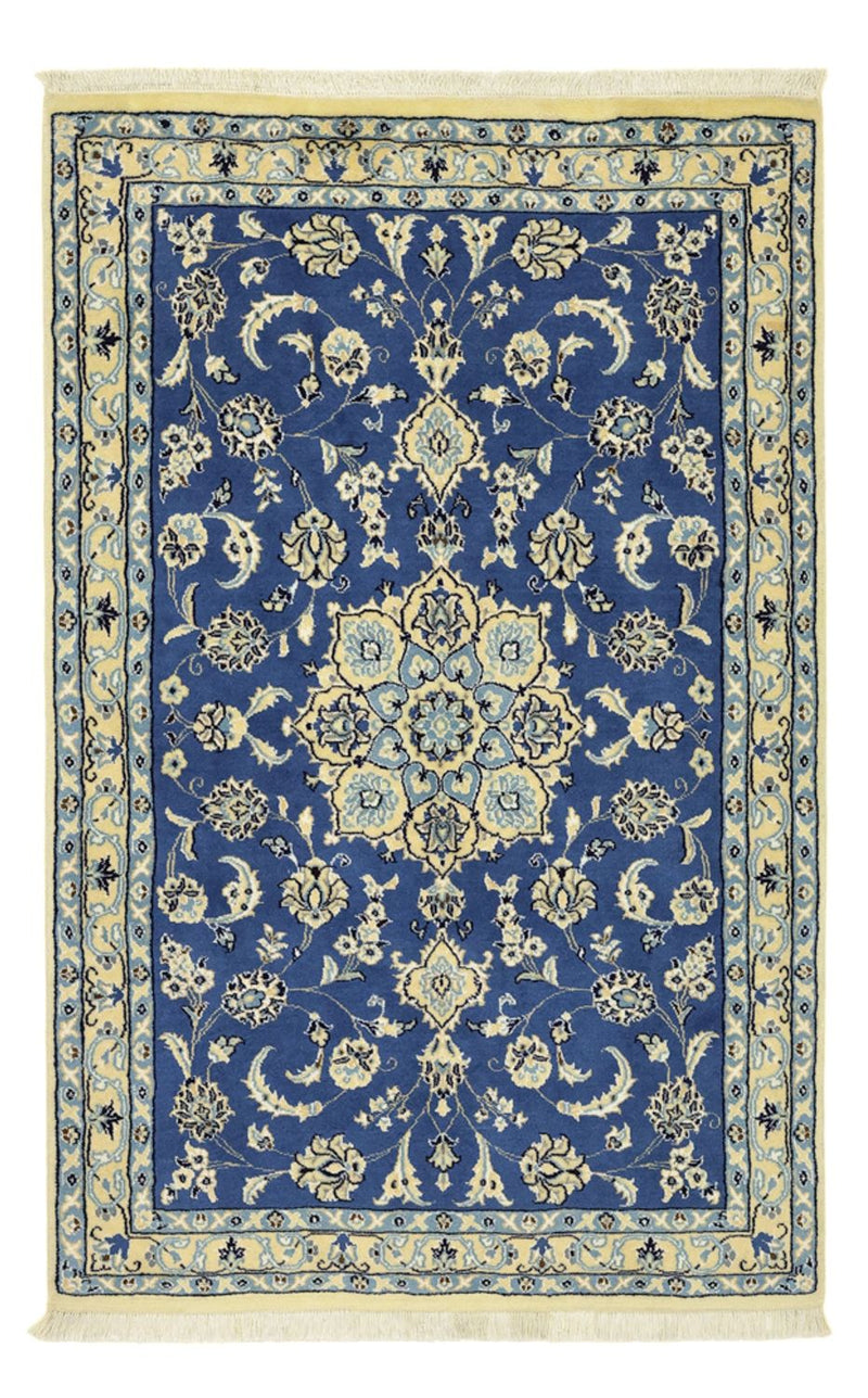 Perserteppich - Nain - Royal - 140 x 86 cm - dunkelblau
